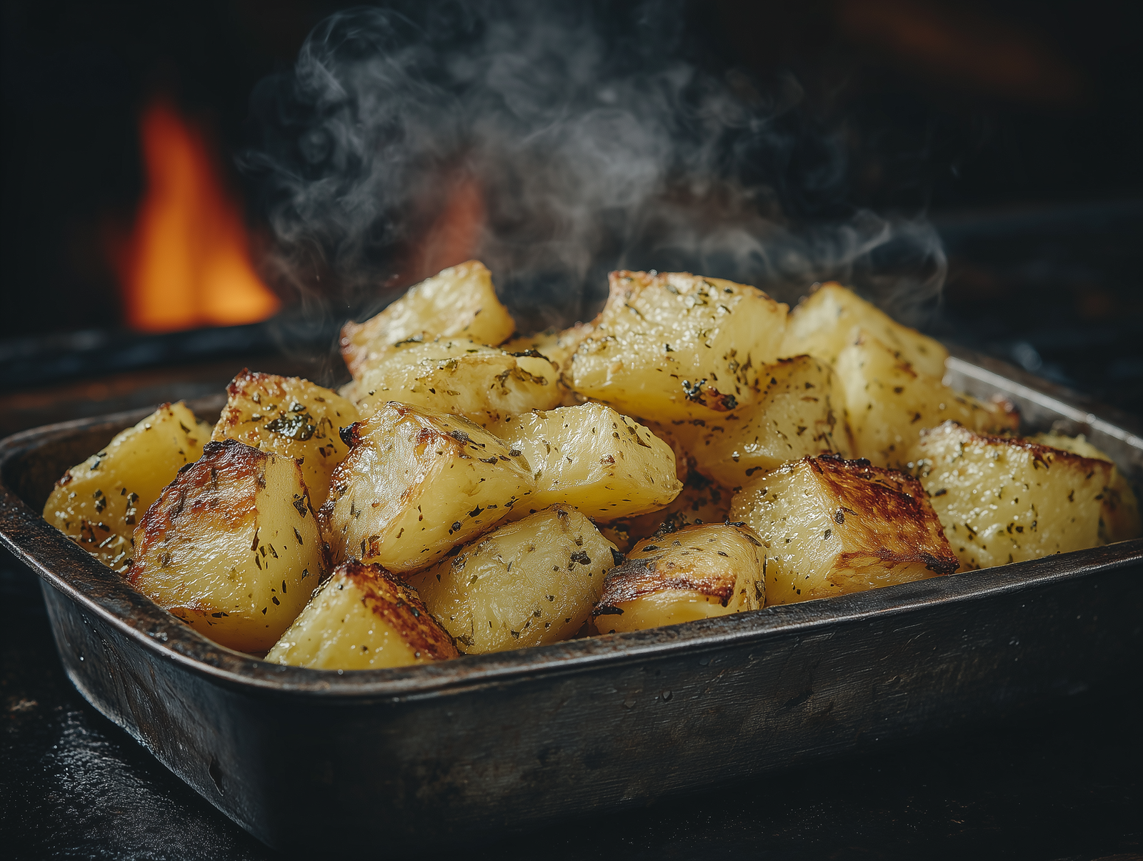 Hero shot of Garlic Butter Roasted Brussels Sprouts