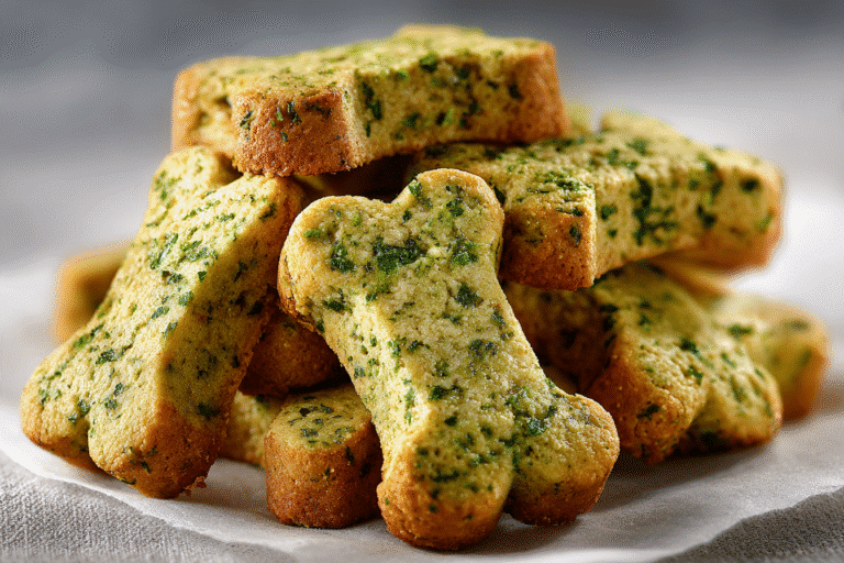 Banana Honey Bone Biscuits hero shot of the finished dish