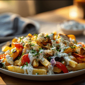 Hero shot of Creamy Cajun Chicken Pasta Bake