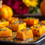 Pumpkin Yogurt Dog Treats being served on beautiful dinnerware