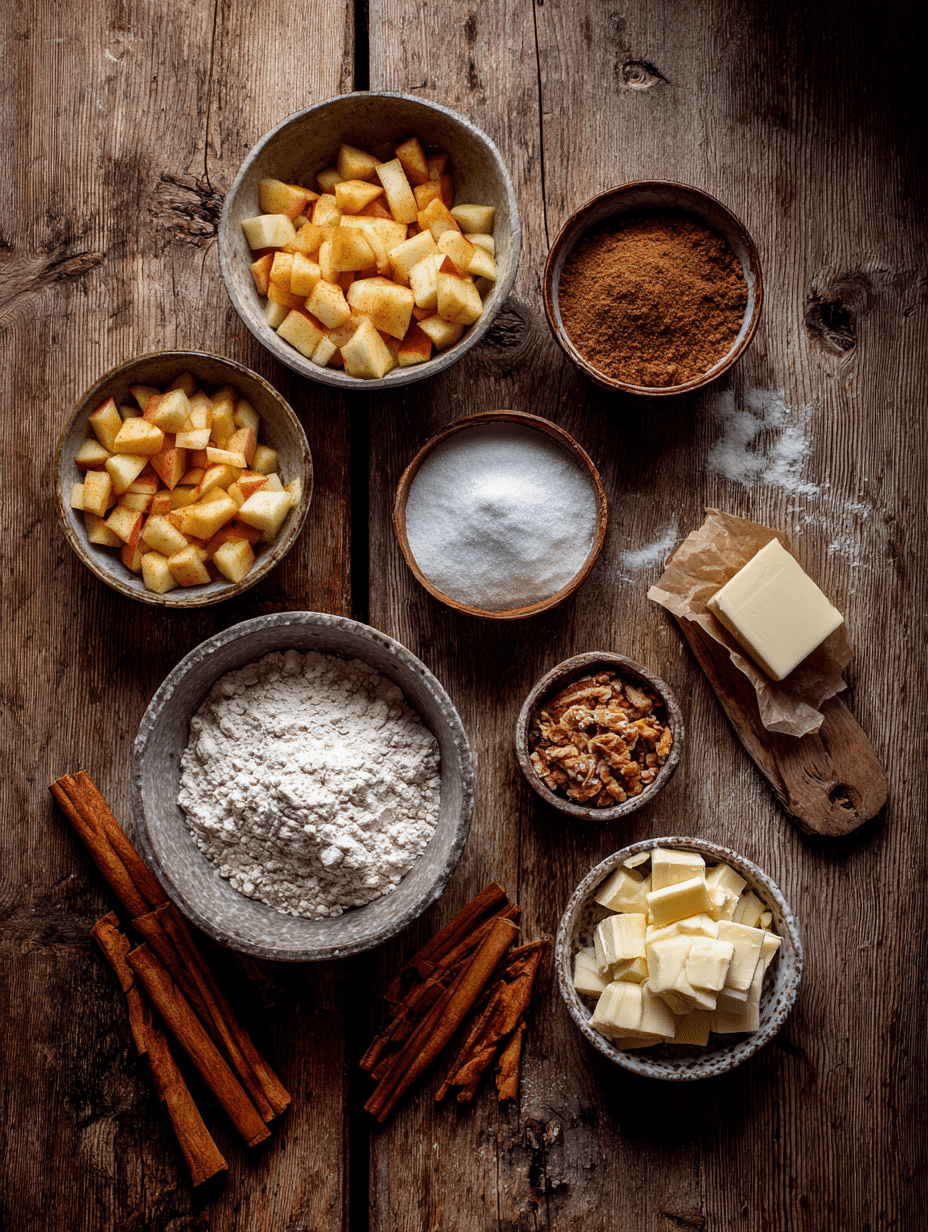 Preparing Timeless Apple Pie step by step cooking process