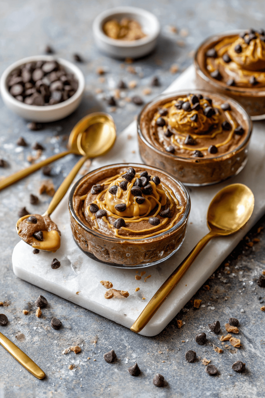 Edible Brownie Batter serving