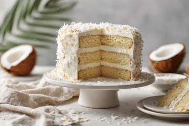 Coconut Cloud Cake featured