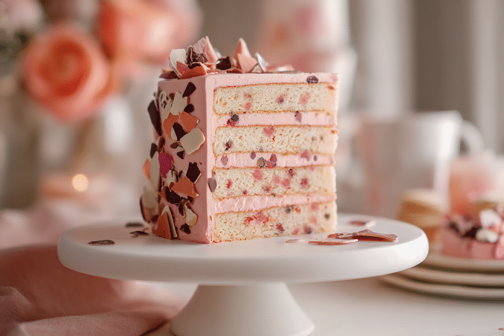 Valentine’s Terrazzo Cake featured