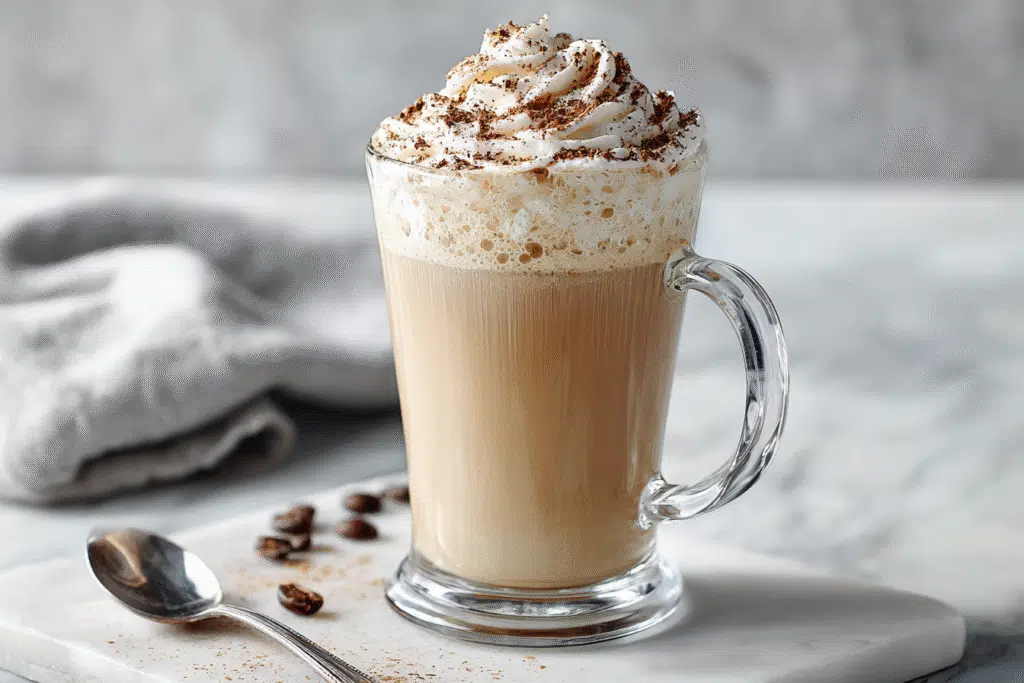 Creamy Vanilla Latte featured