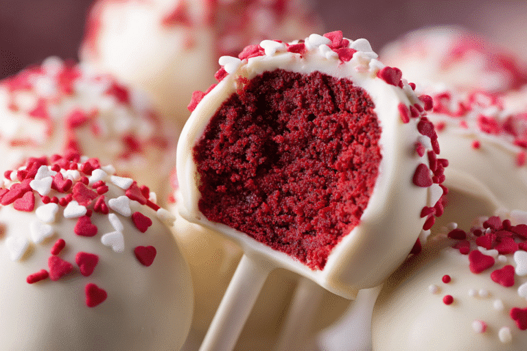Red Velvet Cake Pops featured