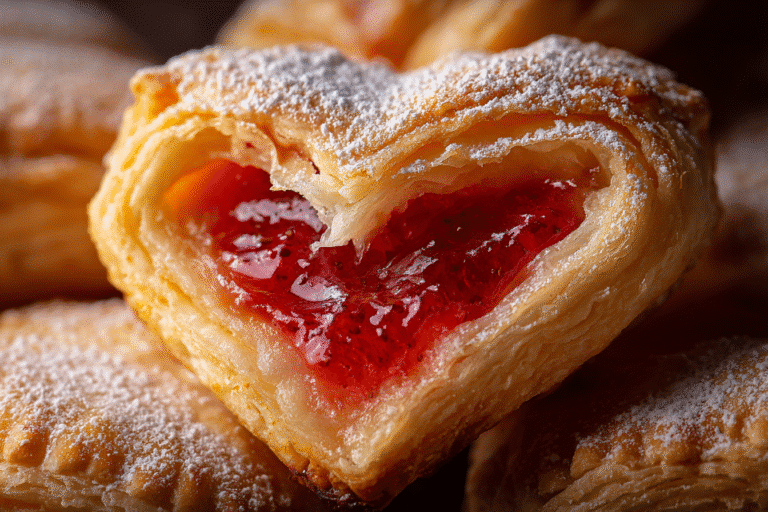 Valentine's Day Puff Pastry Hearts featured