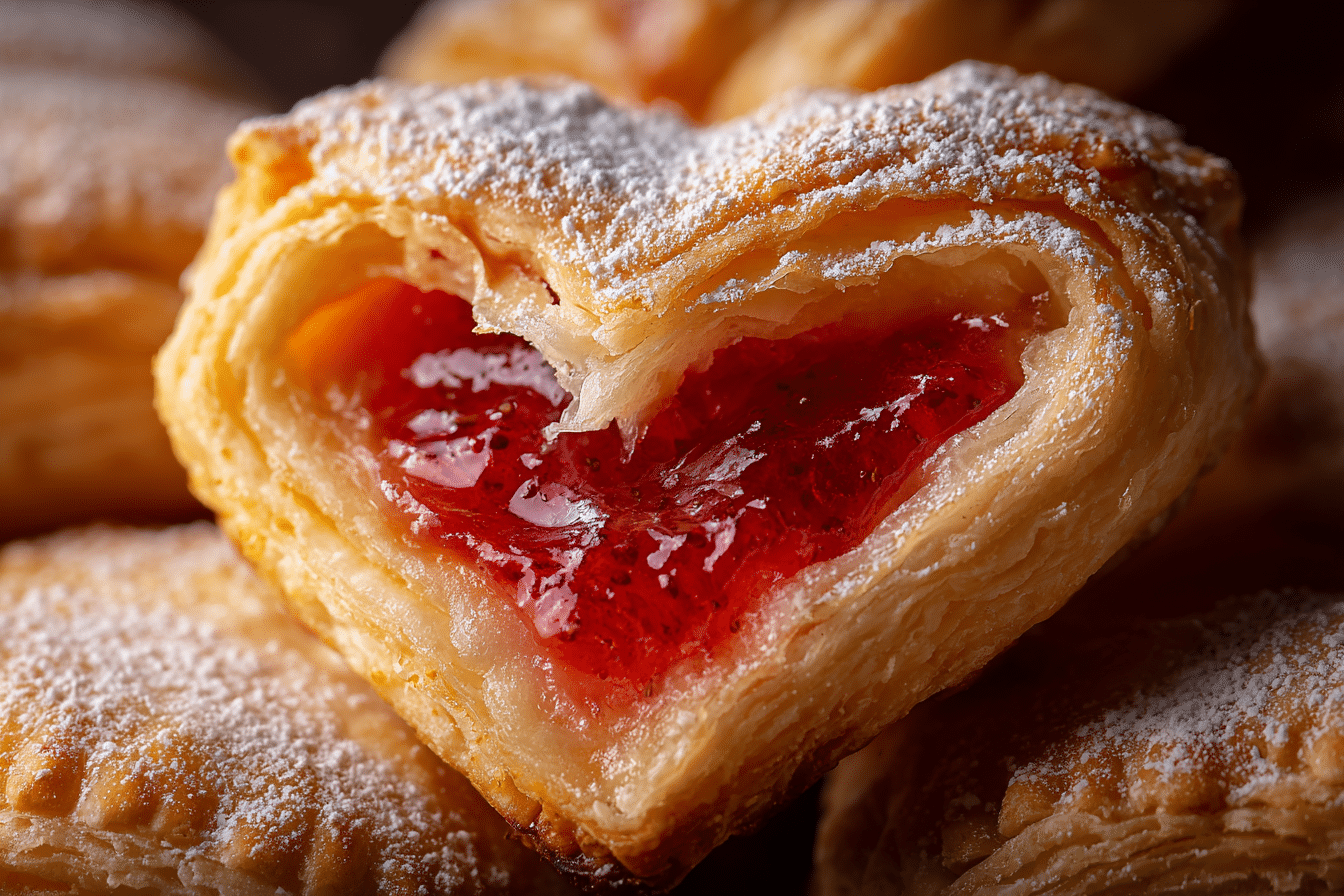 Valentine's Day Puff Pastry Hearts featured