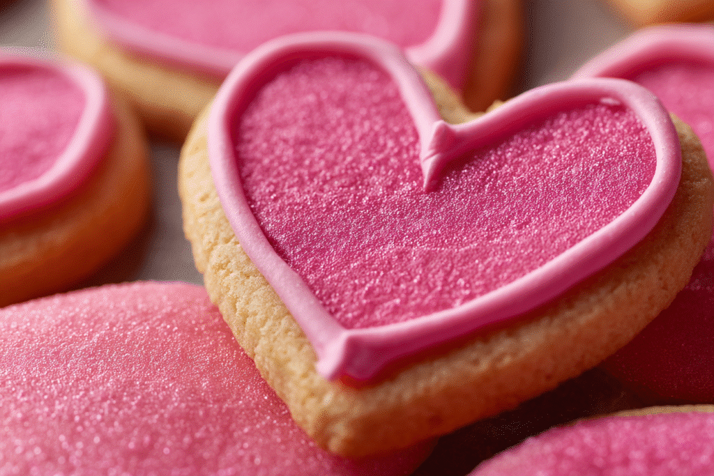 Valentine's Day Heart Cookies featured