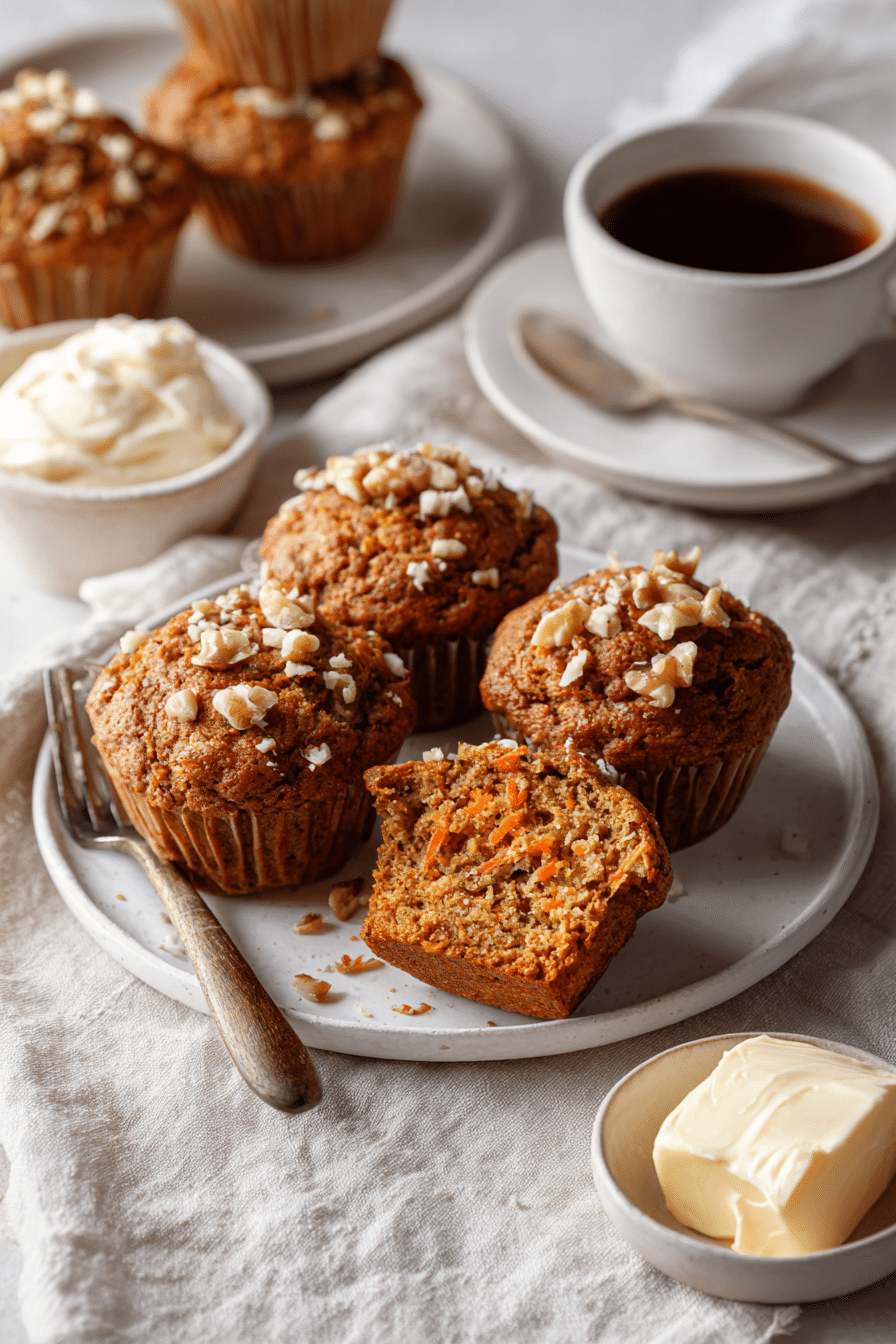 Carrot Cake Muffins serving
