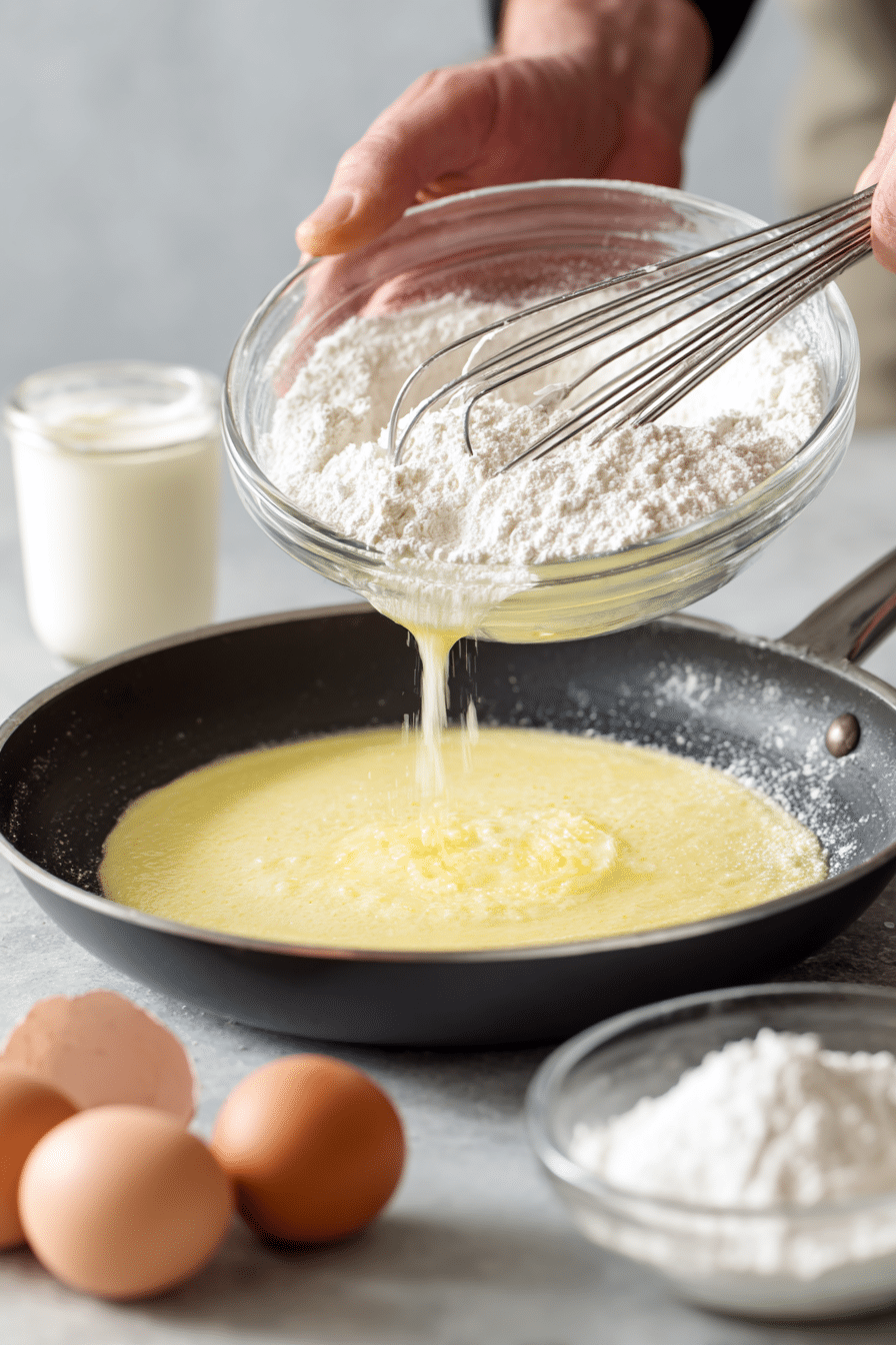 Coconut Flour Pancakes instructions process