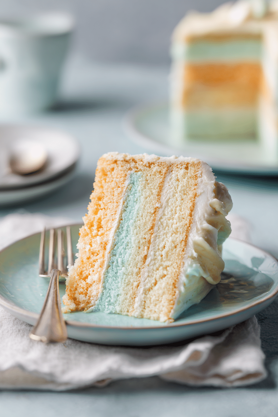 Easy Pisces Baby Cake serving