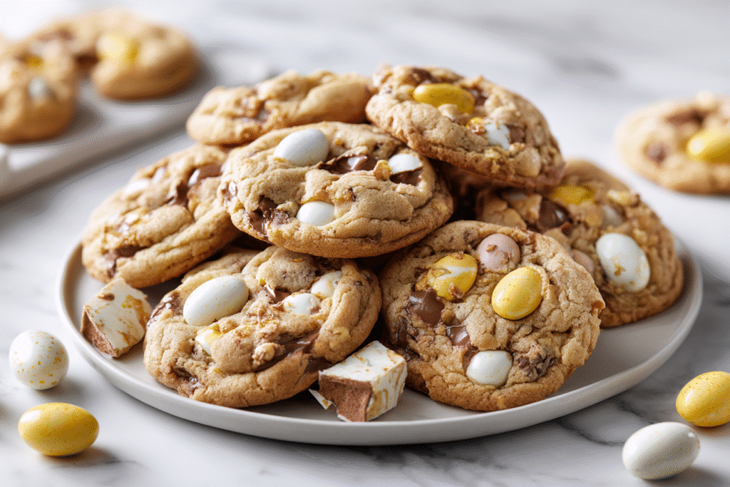 Cadbury Egg Cookies featured