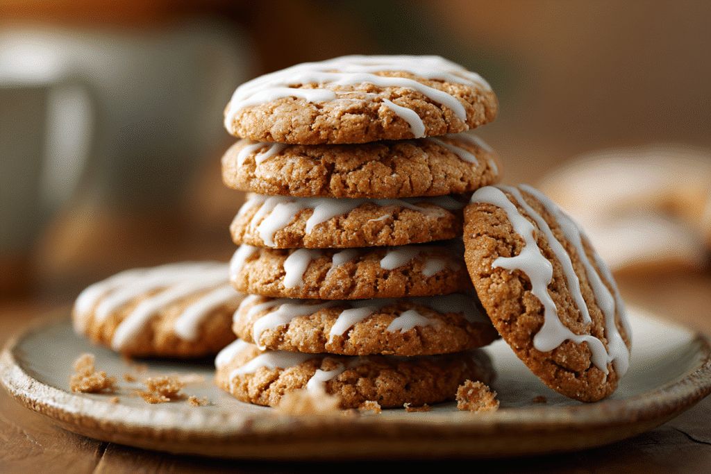 Old Fashioned Iced Oatmeal Cookies featured
