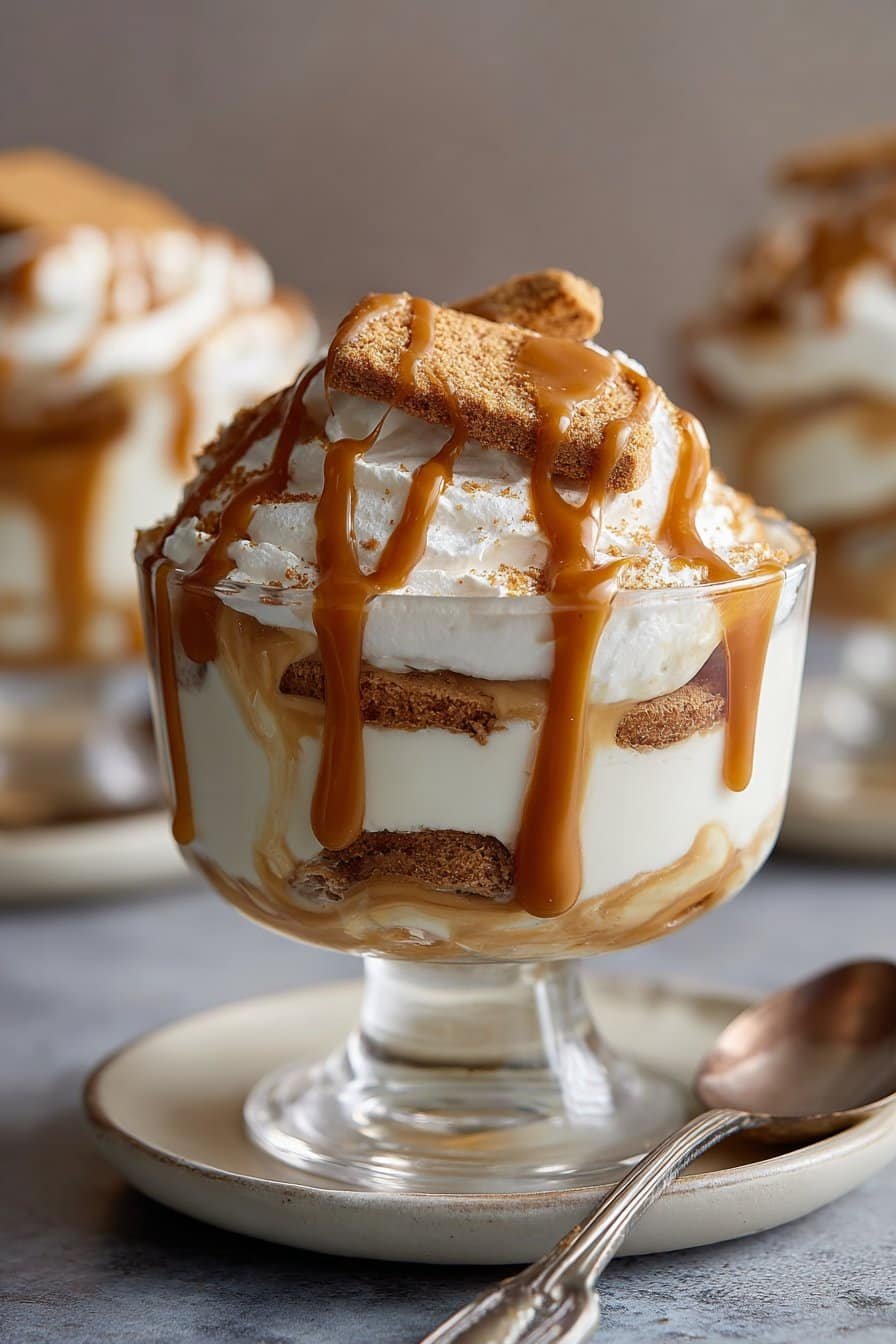 Biscoff Banana Pudding serving