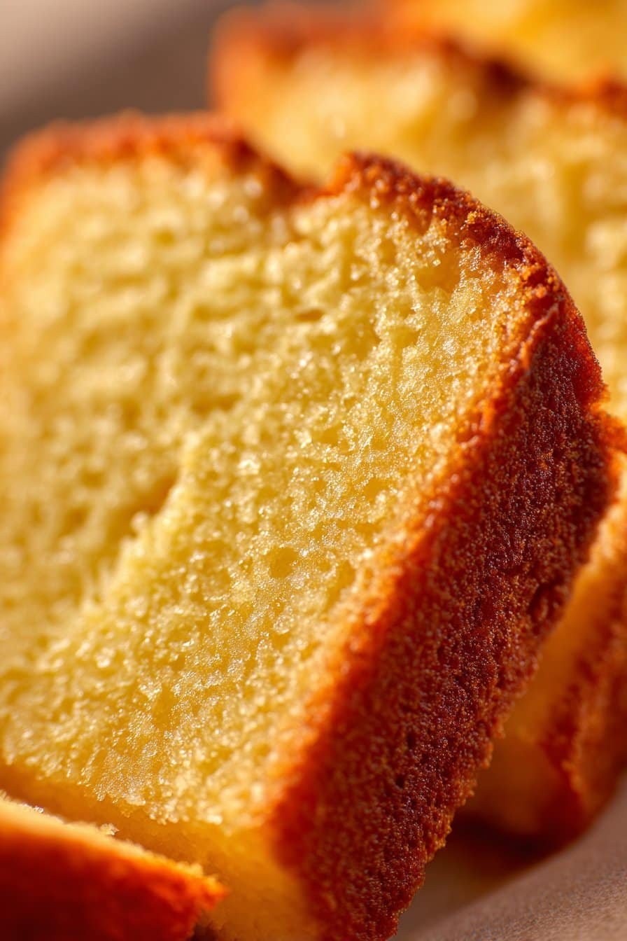 Vanilla Pound Cake serving