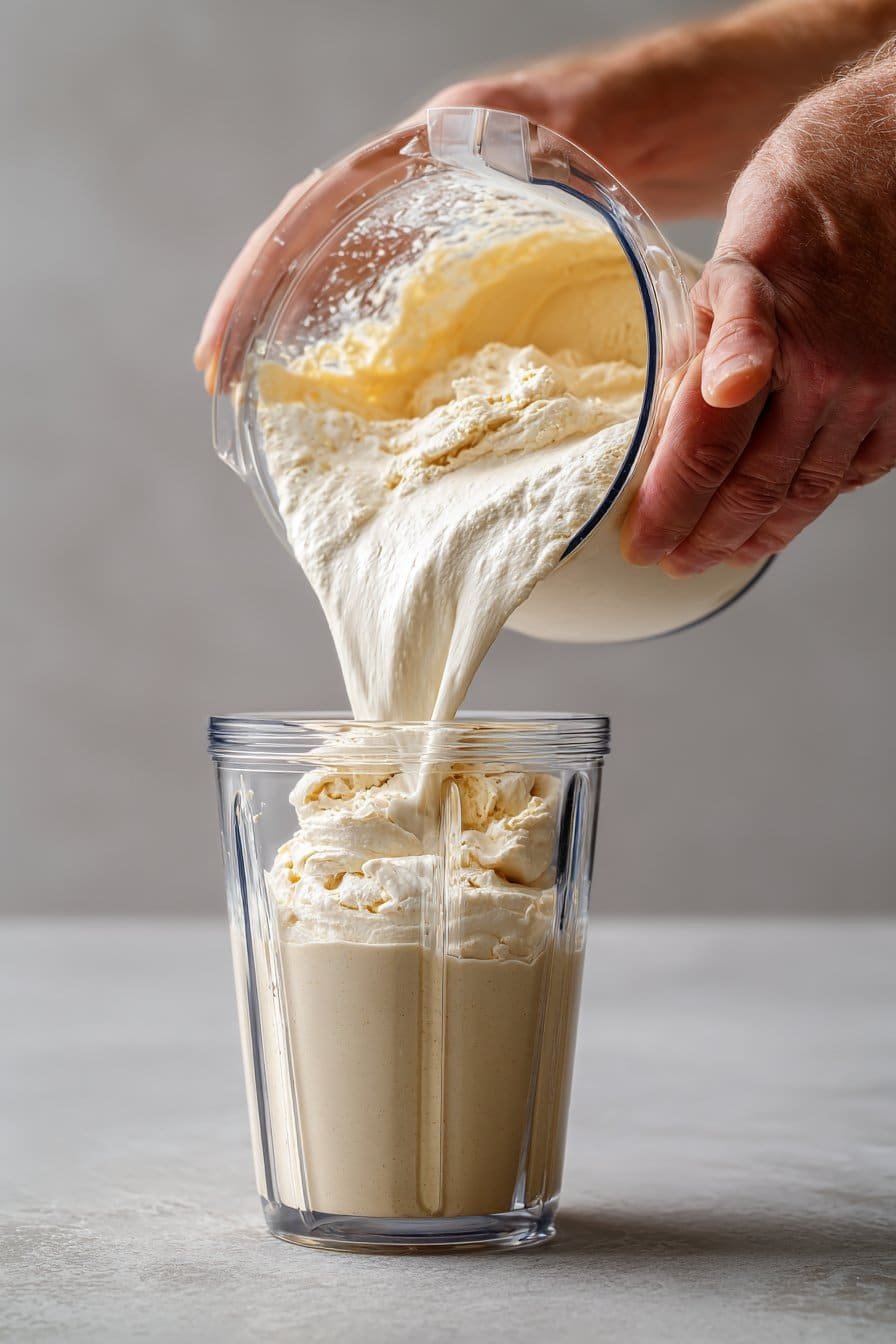 Banana Cream Pie Ninja Creami Protein Ice Cream serving