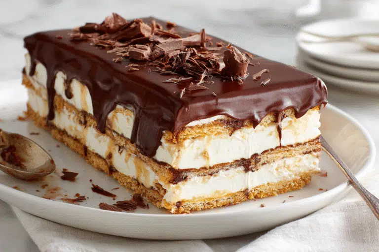 Chocolate Éclair Cake featured