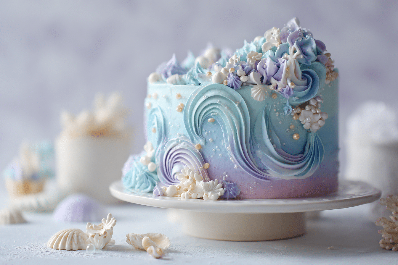 Easy Pisces Baby Cake featured