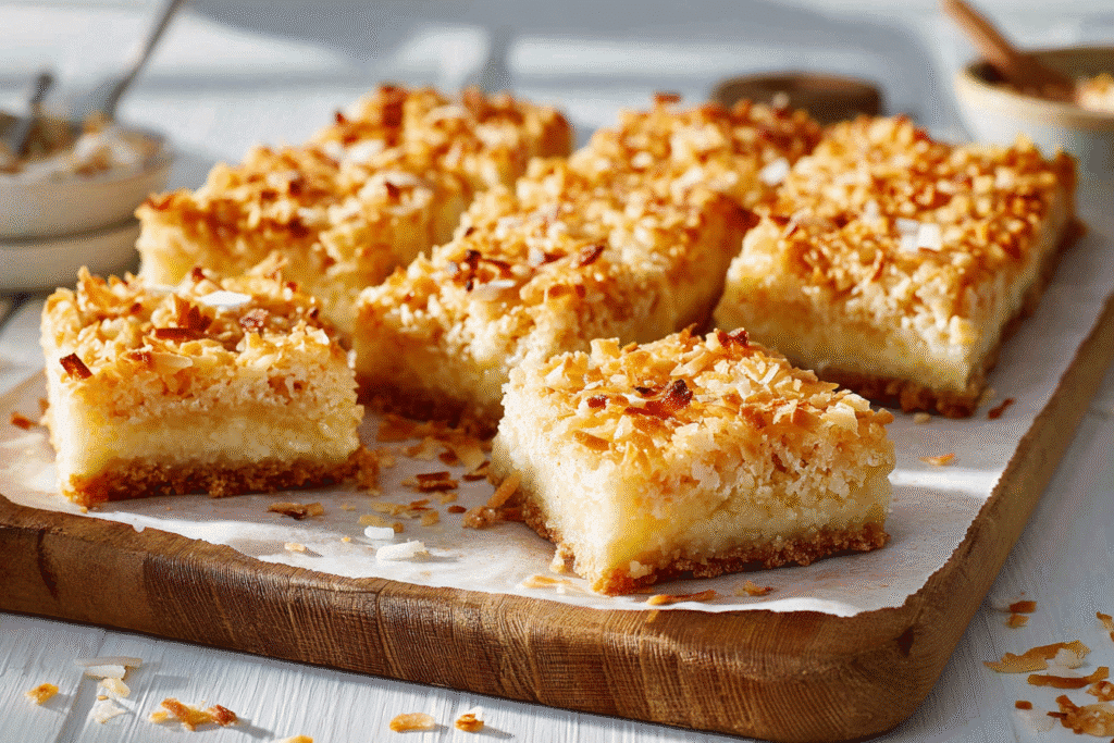 Coconut Dream Bars featured