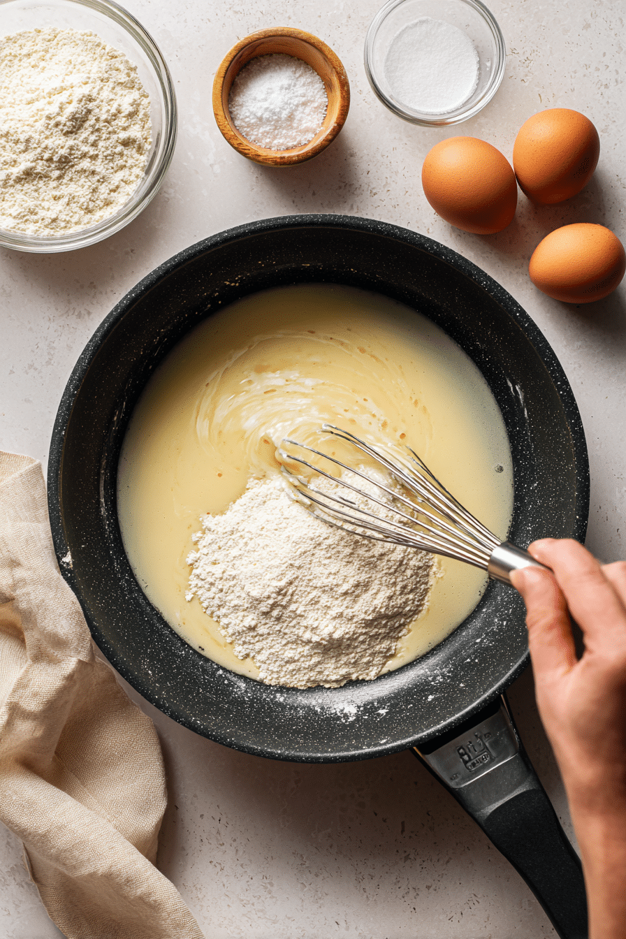 Almond Flour Pancakes instructions process