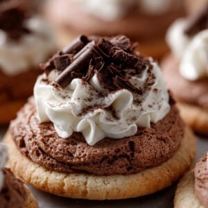 French Silk Pie Cookies recipe card