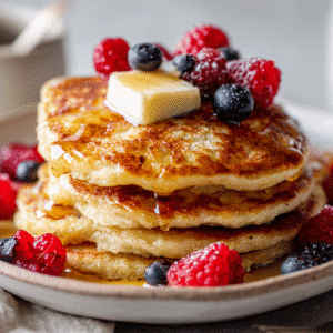 Coconut Flour Pancakes recipe card