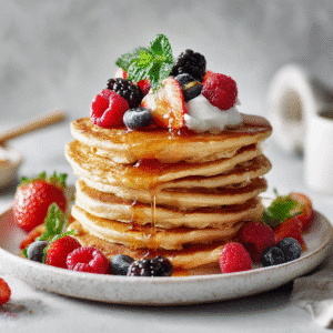 Almond Flour Pancakes recipe card