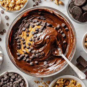 Edible Brownie Batter recipe card