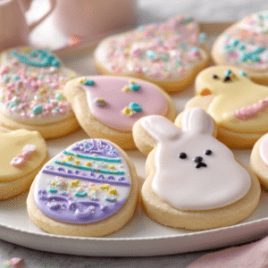 Easter Sugar Cookies recipe card