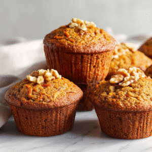 Carrot Cake Muffins recipe card