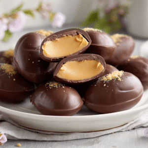 Peanut Butter Eggs recipe card