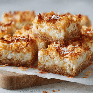 Coconut Dream Bars recipe card