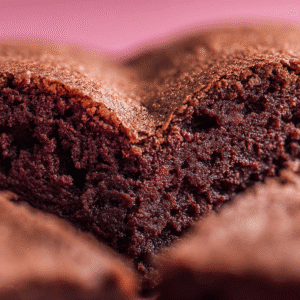 Valentine's Day Heart Shaped Brownies recipe card