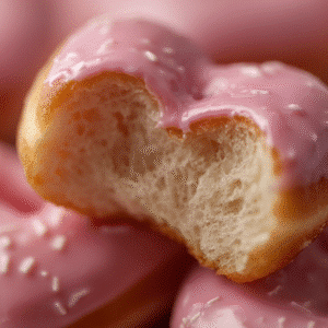 Heart Shaped Doughnuts recipe card