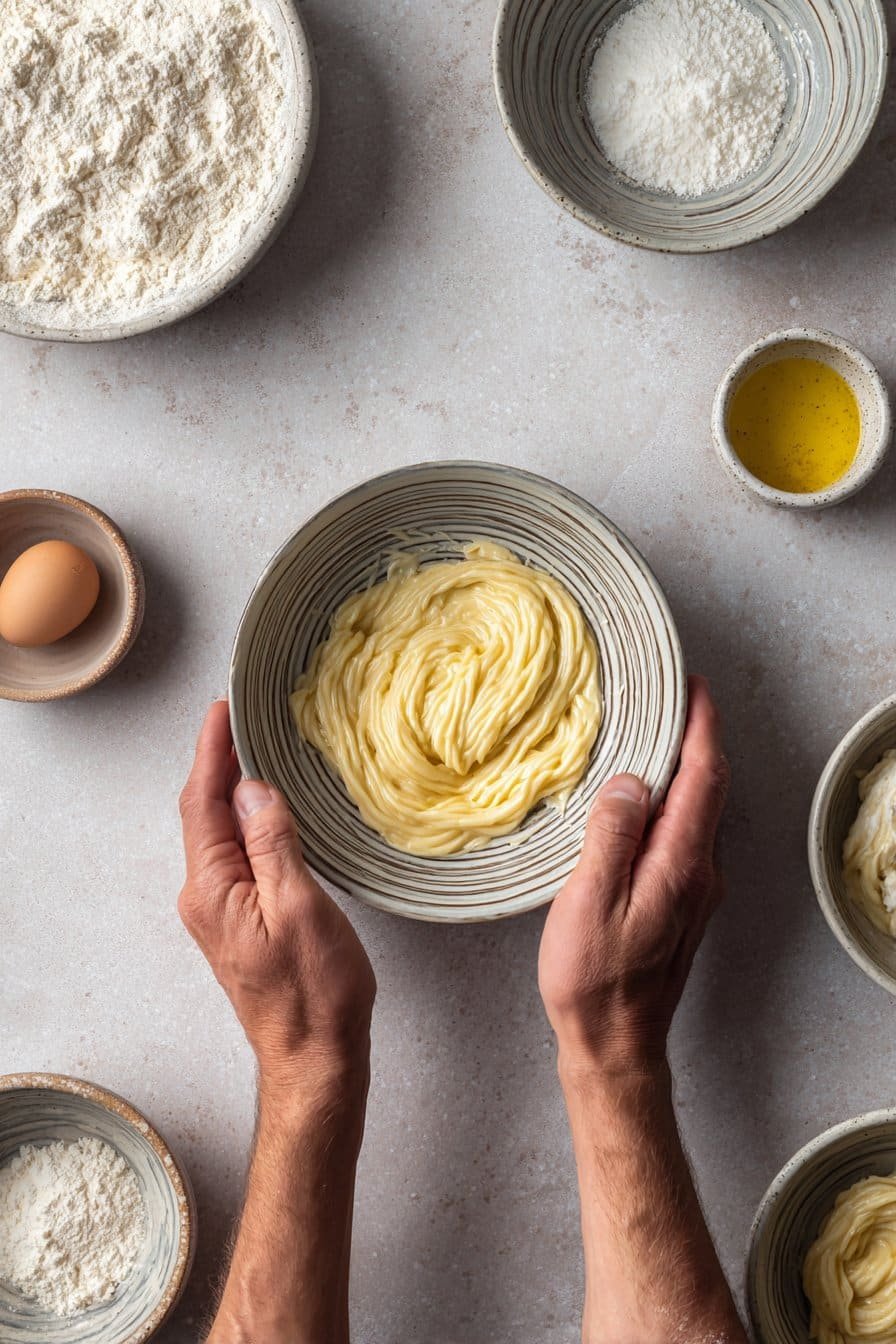 Tasty Churro Cruffins instructions process