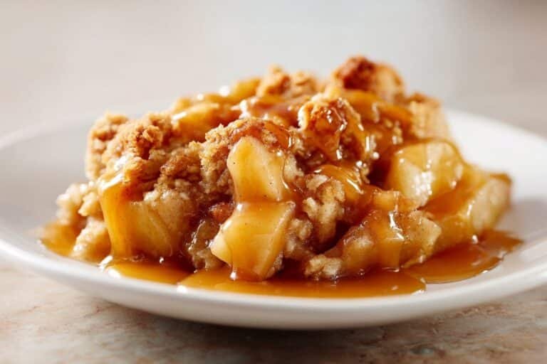 High Protein Apple Crisp featured