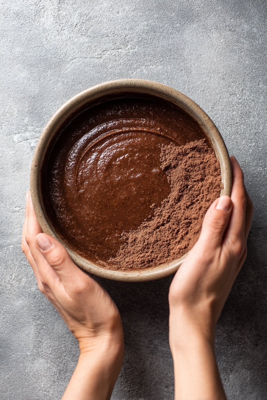 Chocolate Protein Donuts instructions process