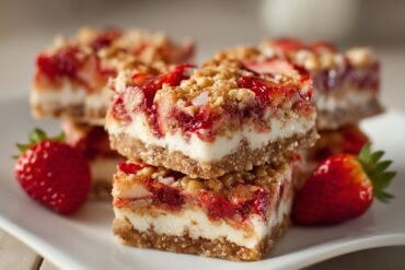 Strawberry Crunch Bars featured