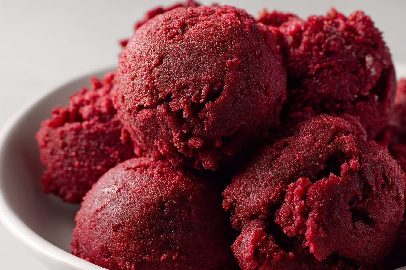 Red Velvet Edible Cookie Dough featured