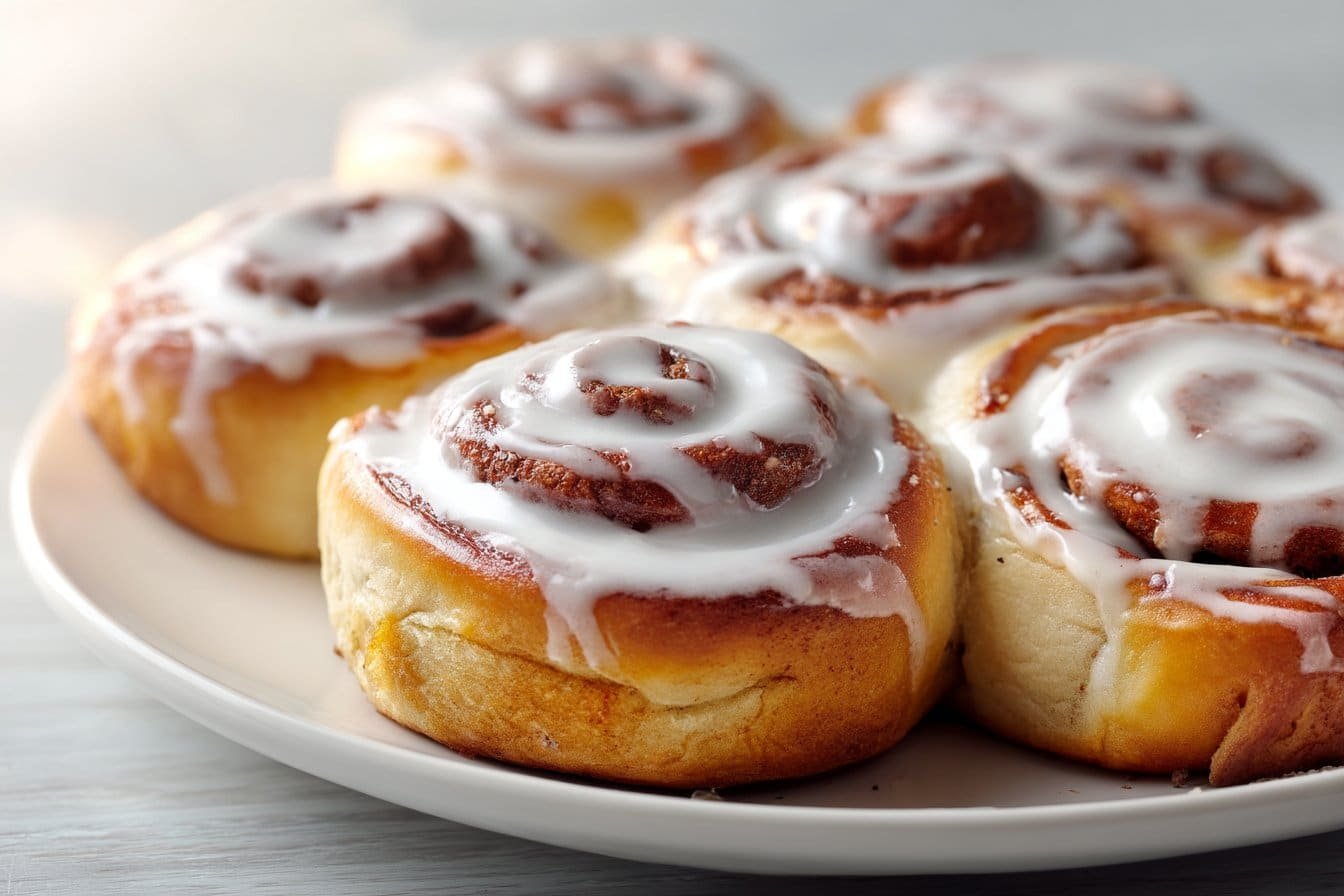 Cookie Monster Cinnamon Rolls featured