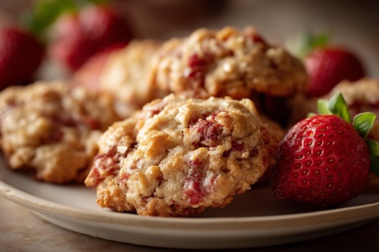Strawberry Crunch Cookies featured