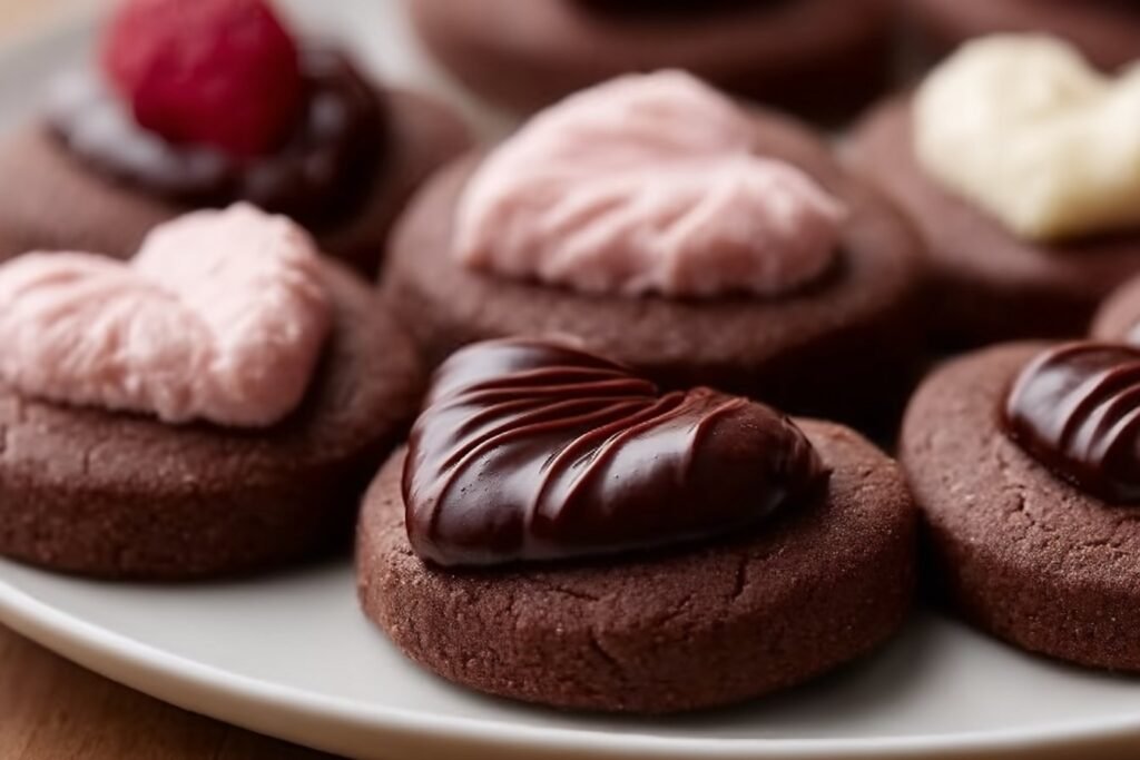 Valentine Ganache Cookies featured