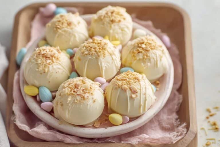 Banana Pudding Easter Truffles featured