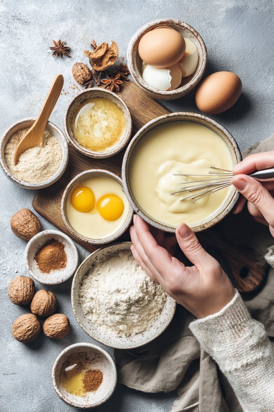 Eggnog Mousse Cups instructions process