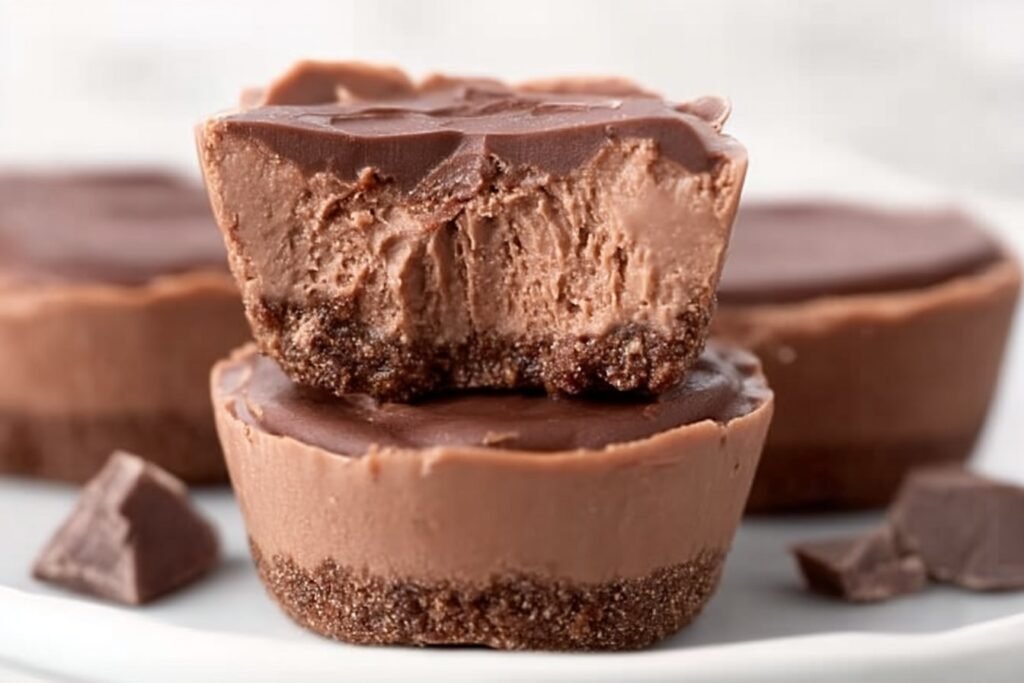 Nutella Cheesecake Chocolate Cups featured
