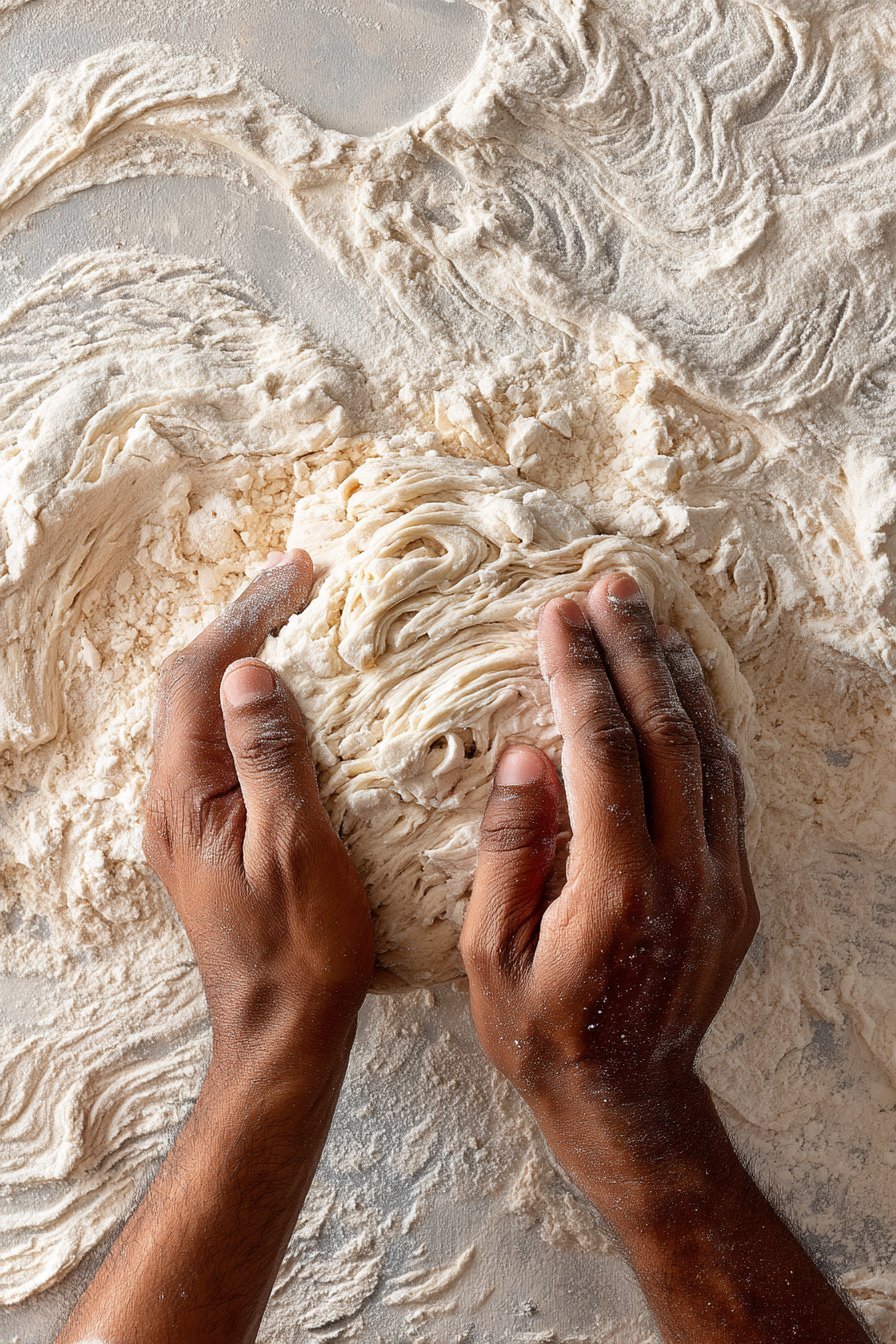 Cookie Monster Cinnamon Rolls instructions process