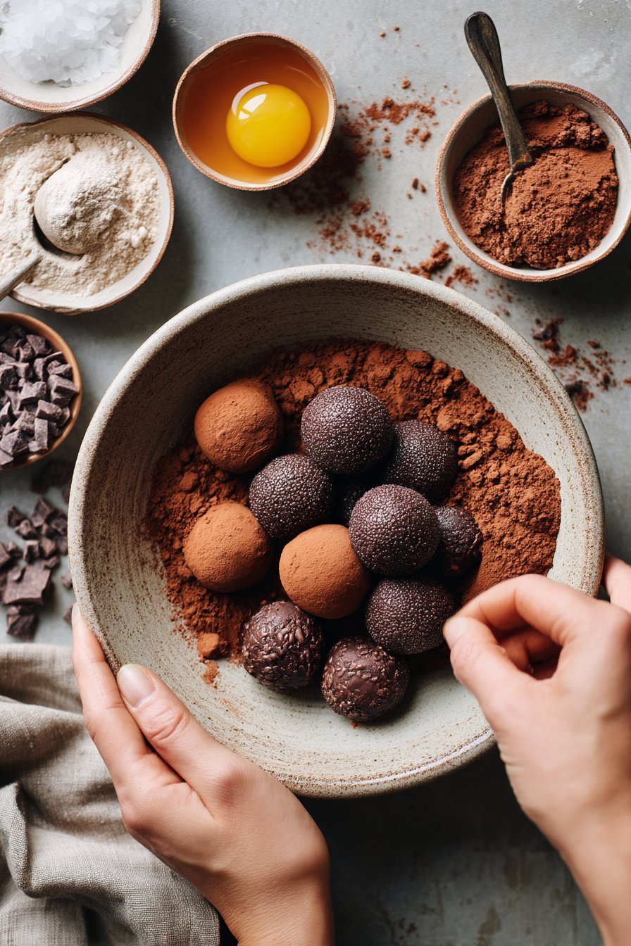 Oreo Truffles instructions process