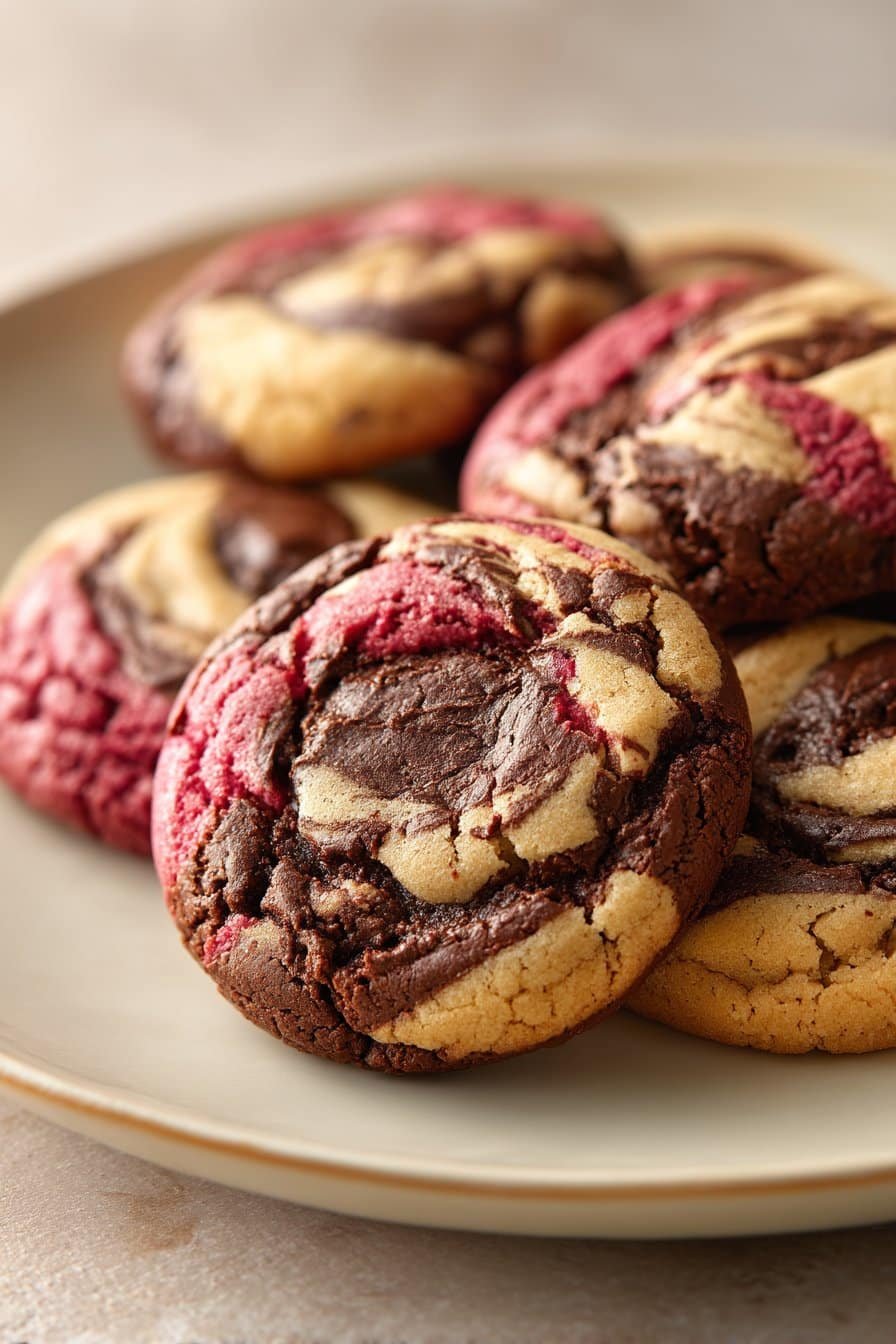 Valentine Brookies serving