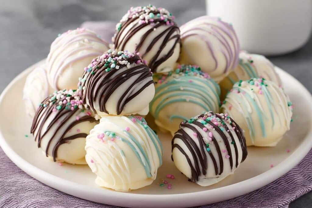 Easter Egg Oreo Cookie Balls featured